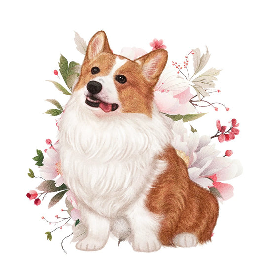 Blooming Theme Custom Pet Portraits