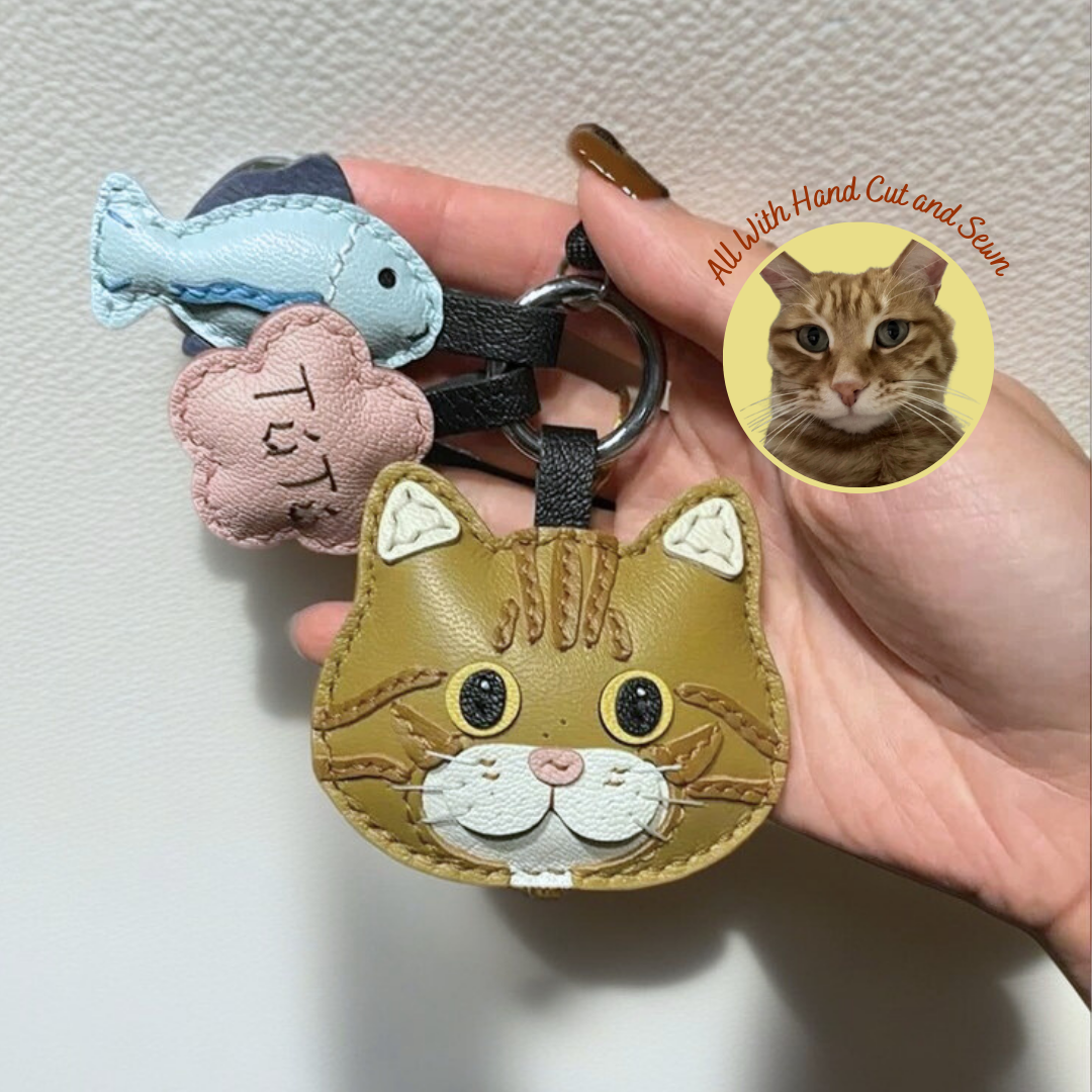 leather keychain
custom leather keychain
cat leather keychain
custom cat leather keychain
pet loss gifts