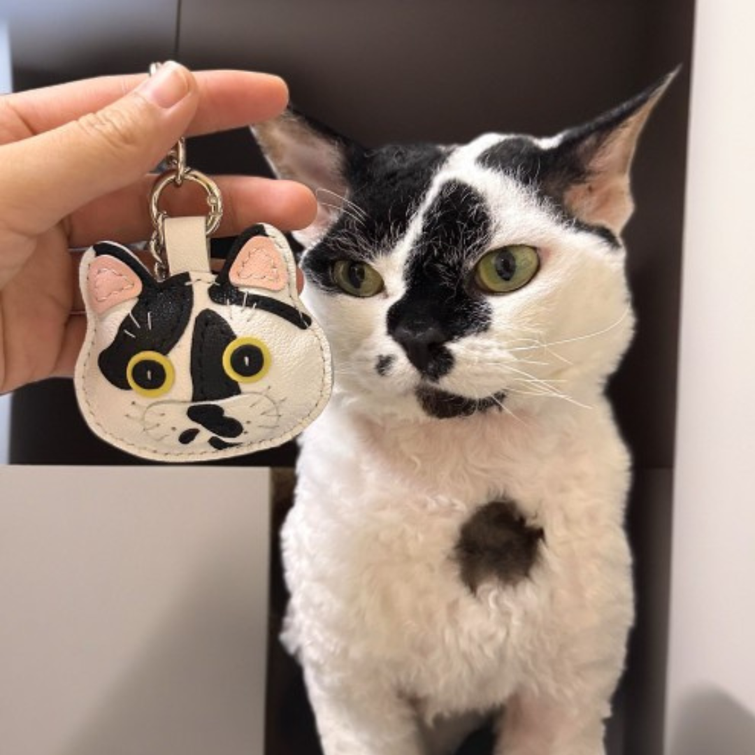 leather keychain
custom leather keychain
cat leather keychain
custom cat leather keychain
cat loss gifts