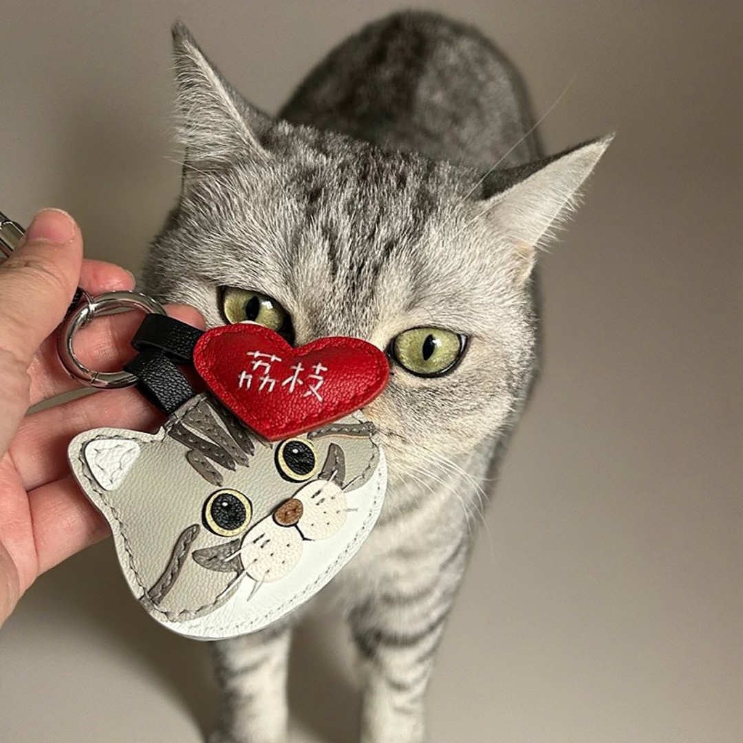 leather keychain
custom leather keychain
cat leather keychain
custom cat leather keychain
pet loss gifts