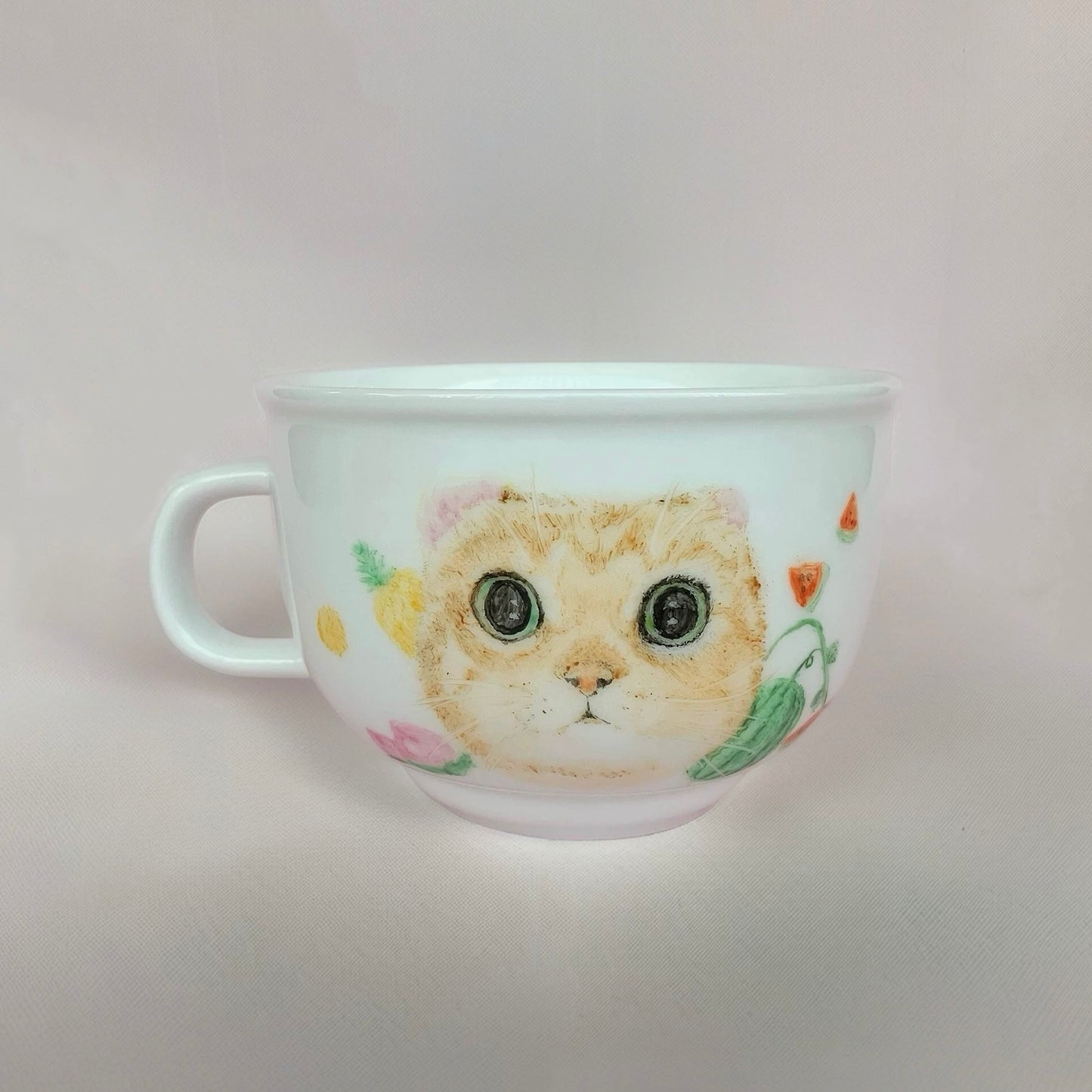 Custom Hand Painted Pet Portrait Mug