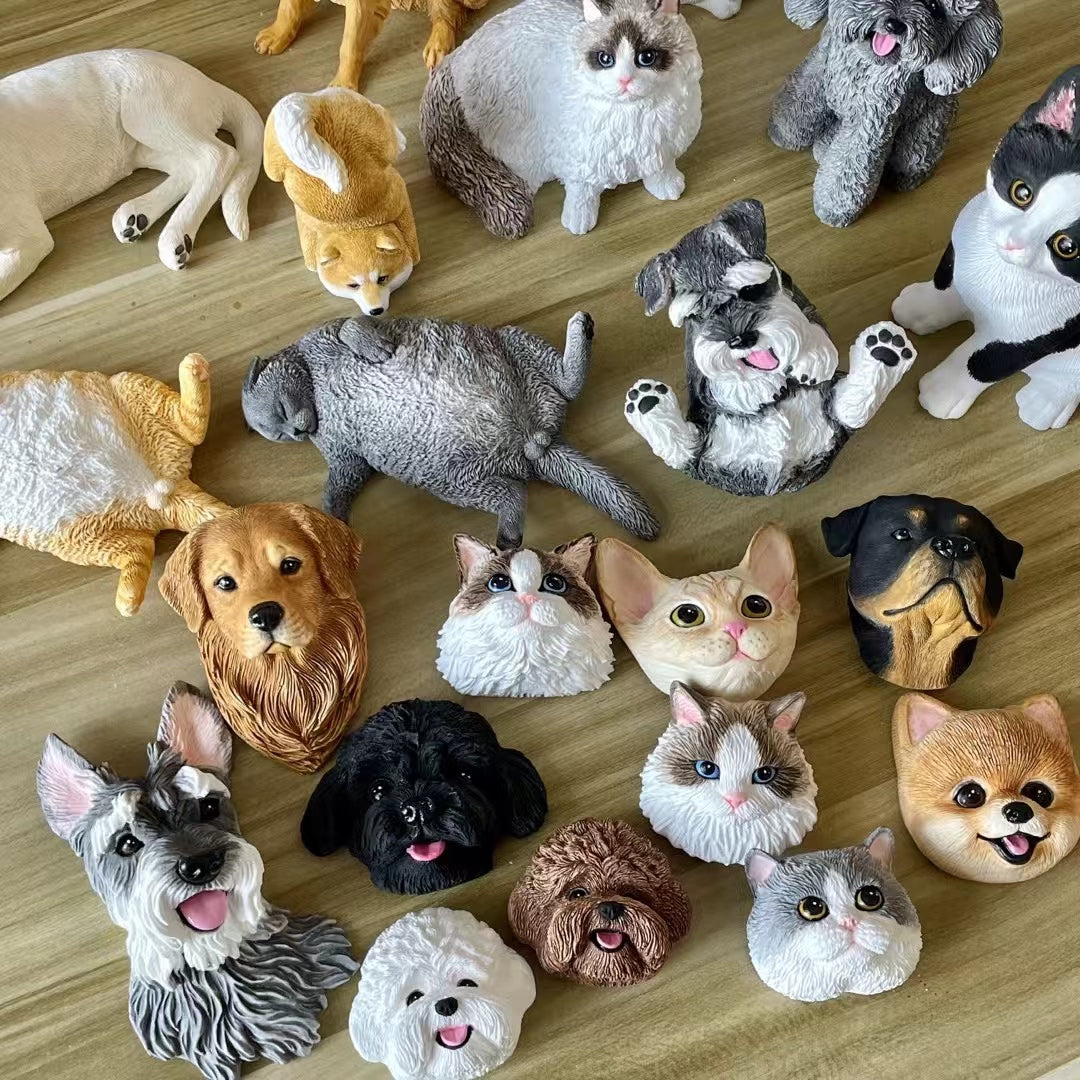 personalized dog magnets
custom dog magnet
custom pet magnets
dog figurines
custom figurines
clay dog
