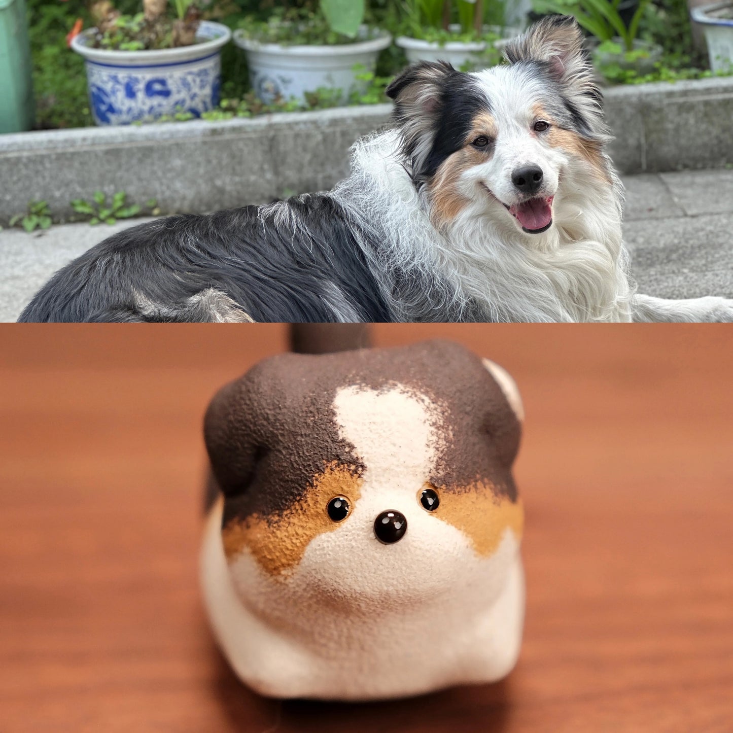 Custom Pet Purple Sand Figurine