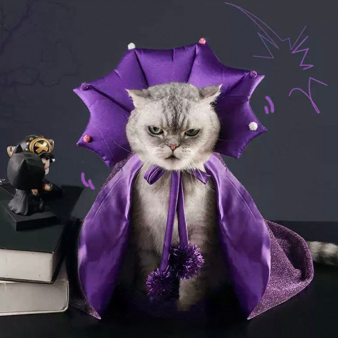Dog Halloween Costume
Pet Funny Halloween Clothes
Pet Festival Outfits
Cat Cosplay Suit