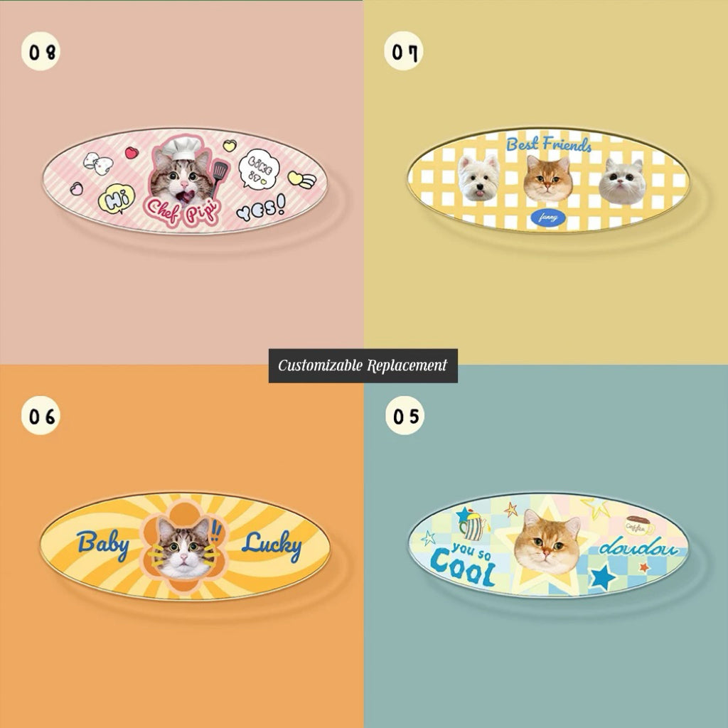 Custom Resin Acrylic Pet Hair Clip