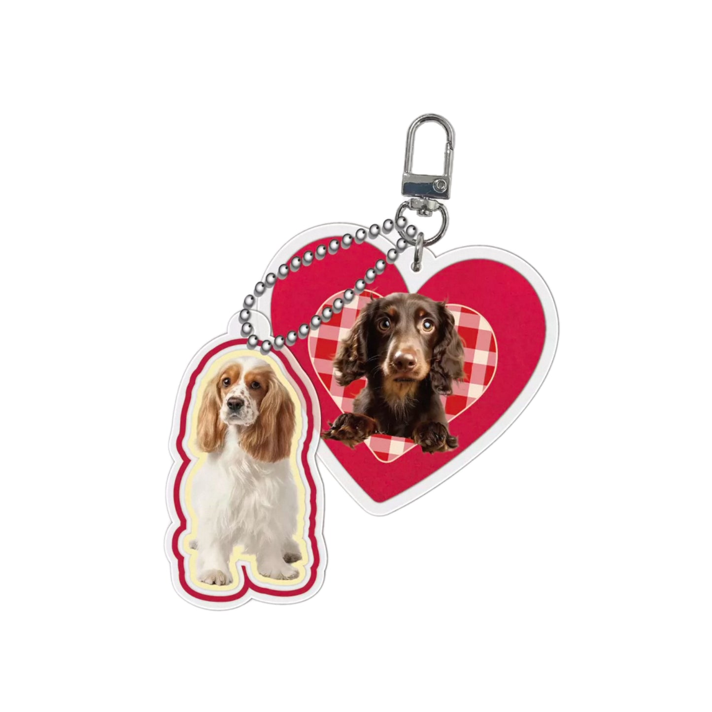 Custom Designed Acrylic Pet Keychain