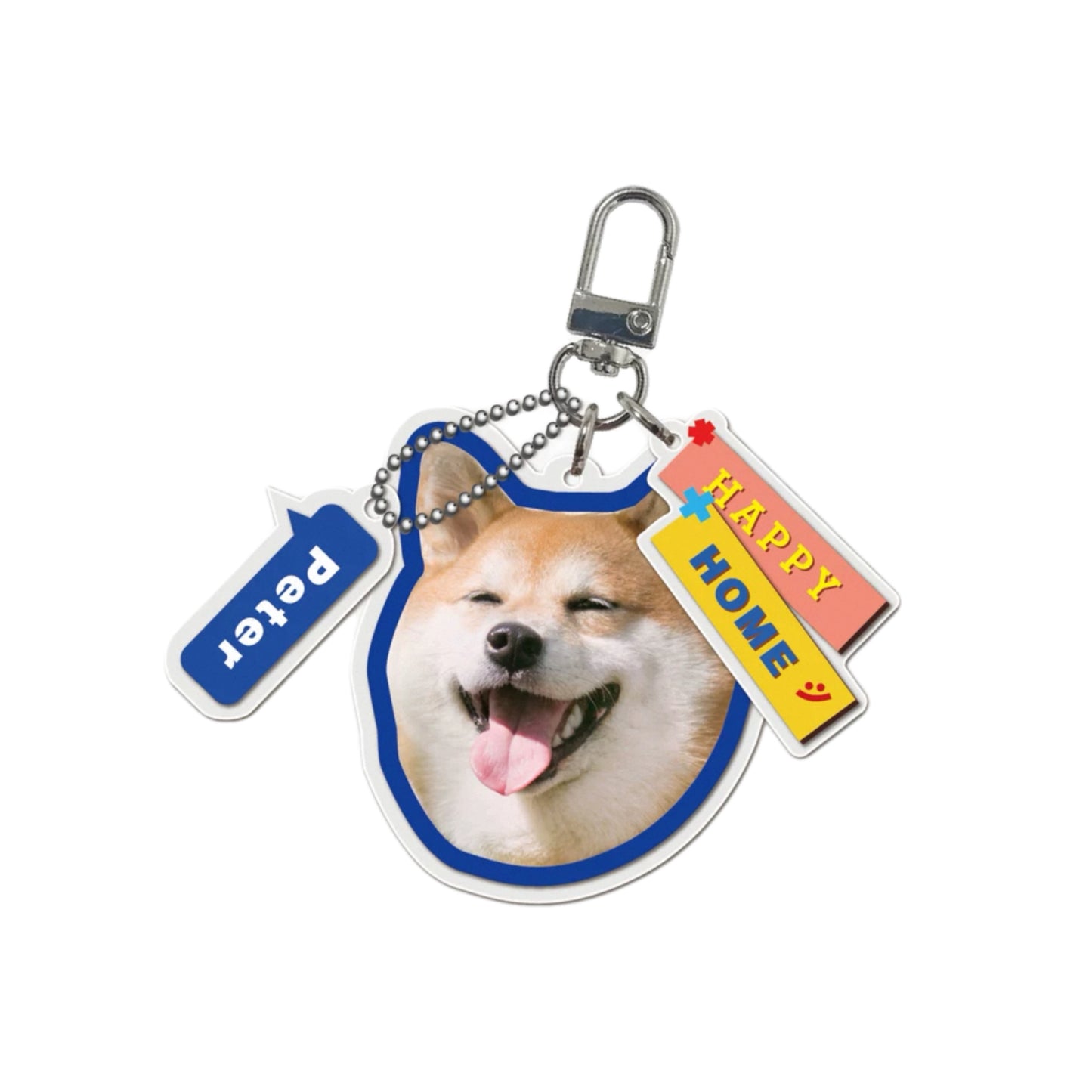 Custom Designed Acrylic Pet Keychain
