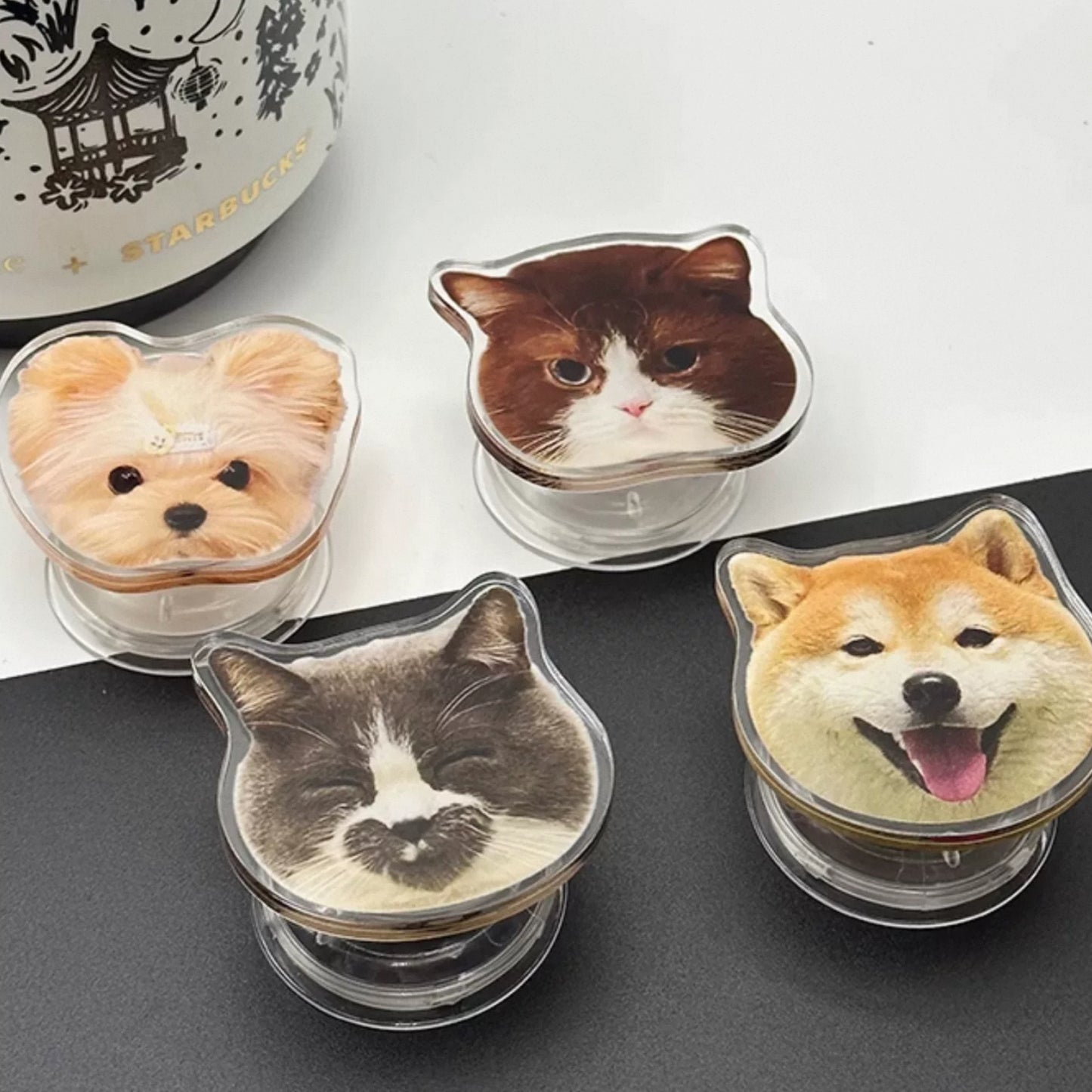 Custom Designed Acrylic Pet PopSocket