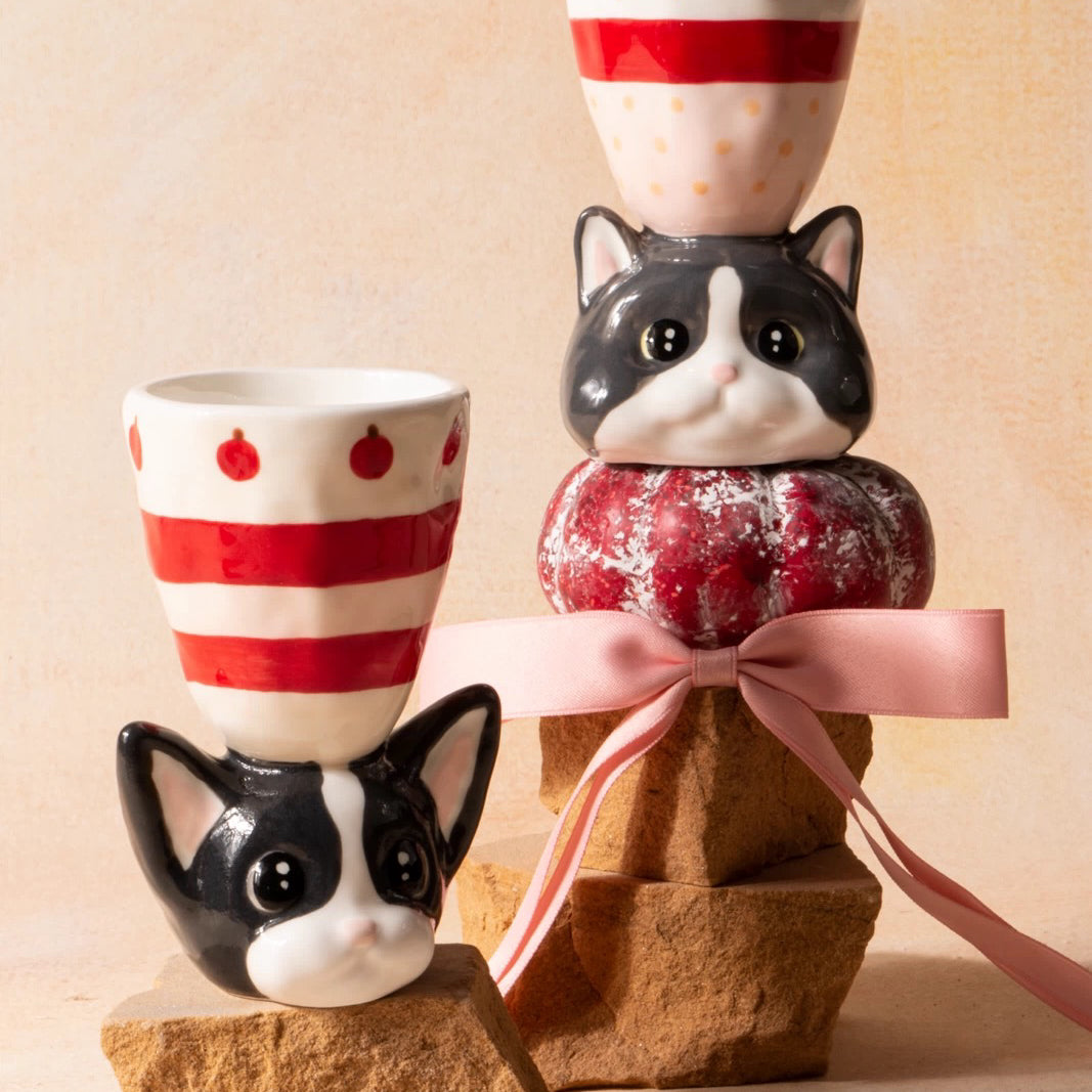 Custom Handcrafted Unique Ceramic Cat Mug