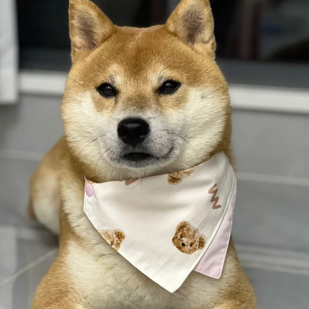 festive dog bandana
Pink Bear Pet Bandana
Pink Bear cat Bandana
Pink Bear dot Bandana
pink handmade bandana
