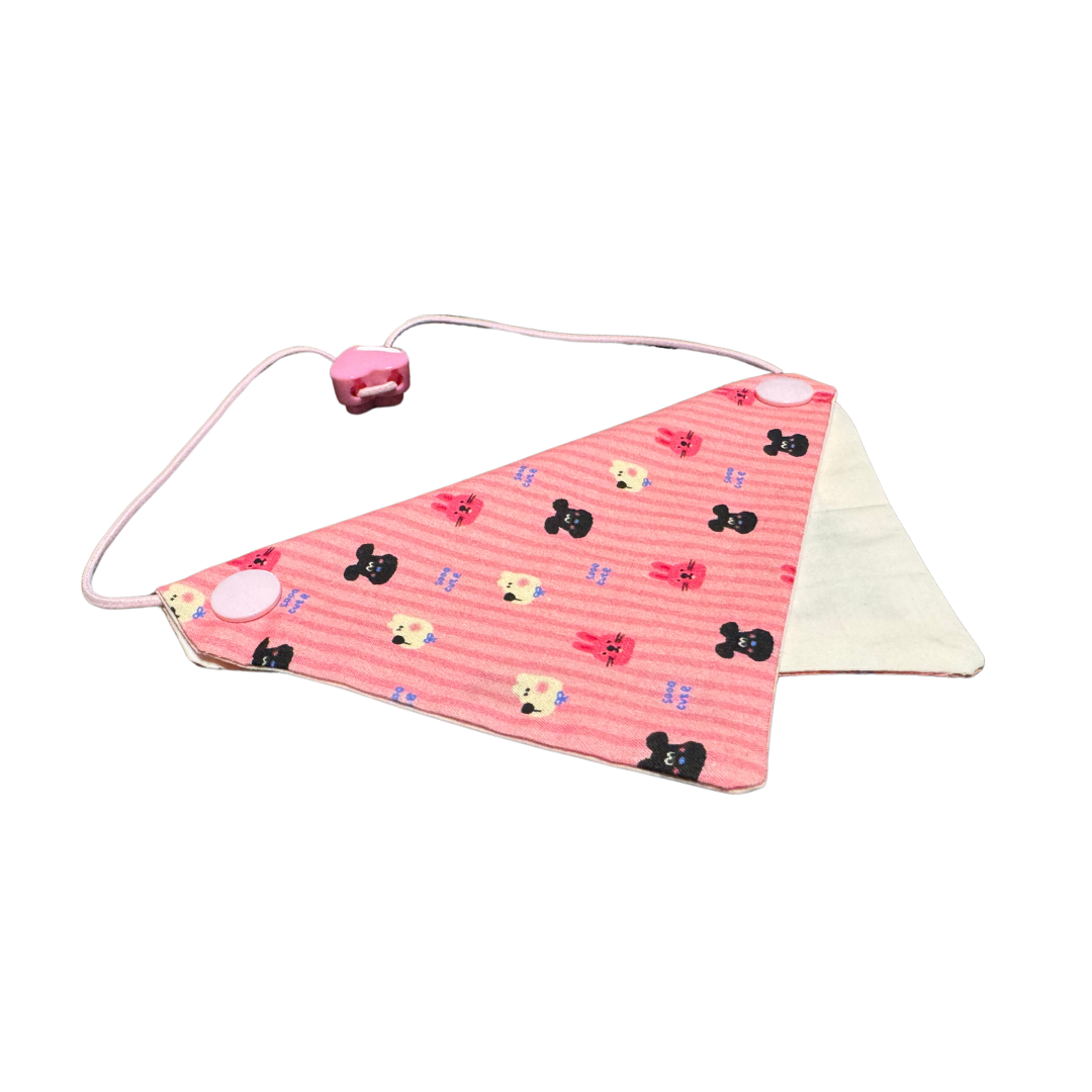 cat with bandana
deep pink cat bandana
pink pet bandana
pink cat handmade bandana
handmade pet bandana