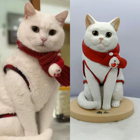 Custom Cat Figurines: A Special Keepsake for Nangua 🎀🐱
