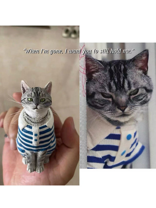 How We Make Lifelike Custom American Shorthair Cat Figurine For Cat Lovers