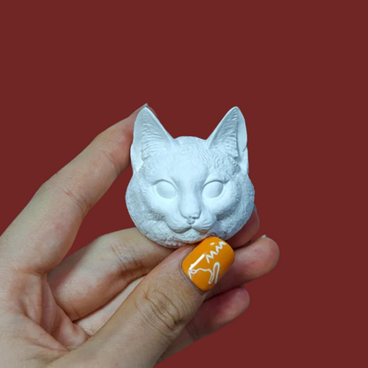 DIY Plaster Cat Figurine