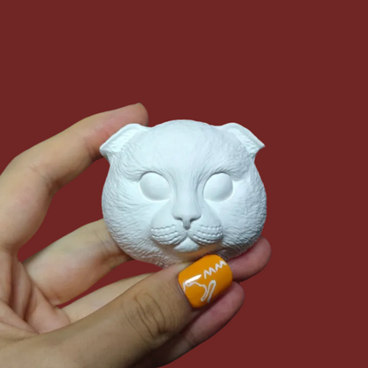 DIY Plaster Cat Figurine