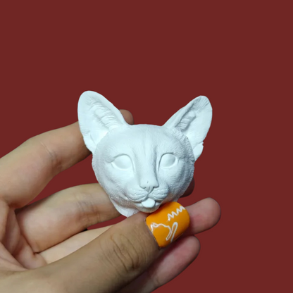 DIY Plaster Cat Figurine