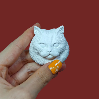 DIY Plaster Cat Figurine