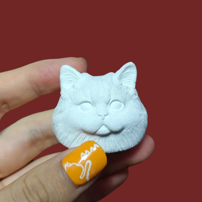 DIY Plaster Cat Figurine