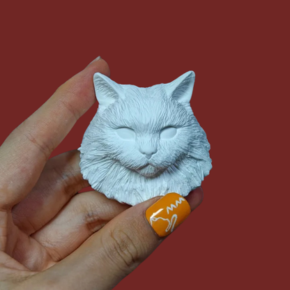 DIY Plaster Cat Figurine