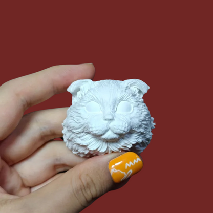 DIY Plaster Cat Figurine