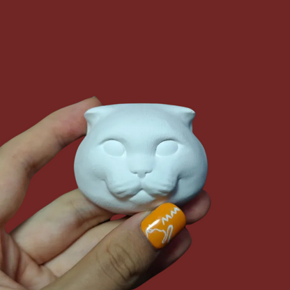 DIY Plaster Cat Figurine