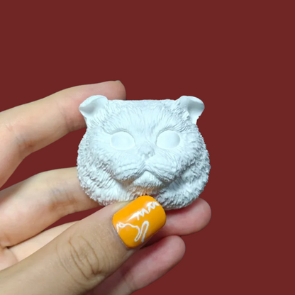 DIY Plaster Cat Figurine