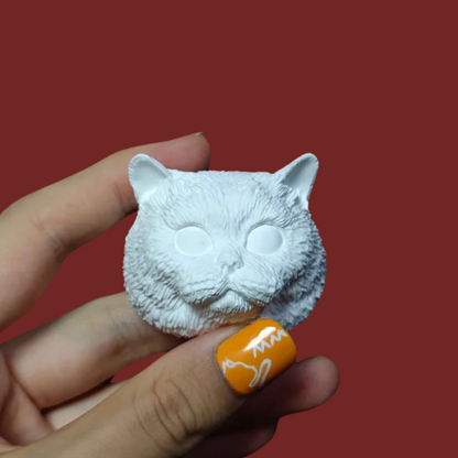 DIY Plaster Cat Figurine