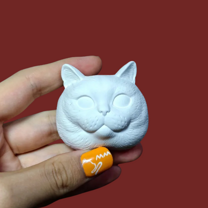 DIY Plaster Cat Figurine