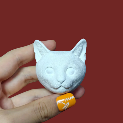 DIY Plaster Cat Figurine