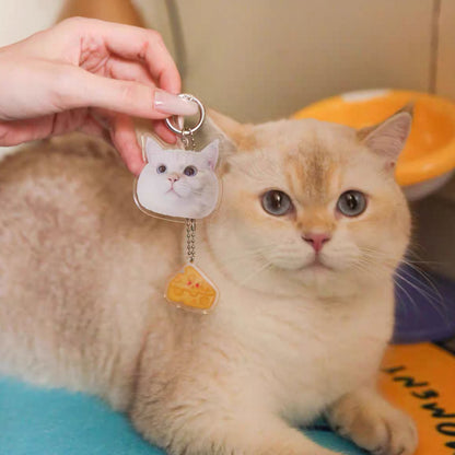 Custom Acrylic Pet Portrait Keychain