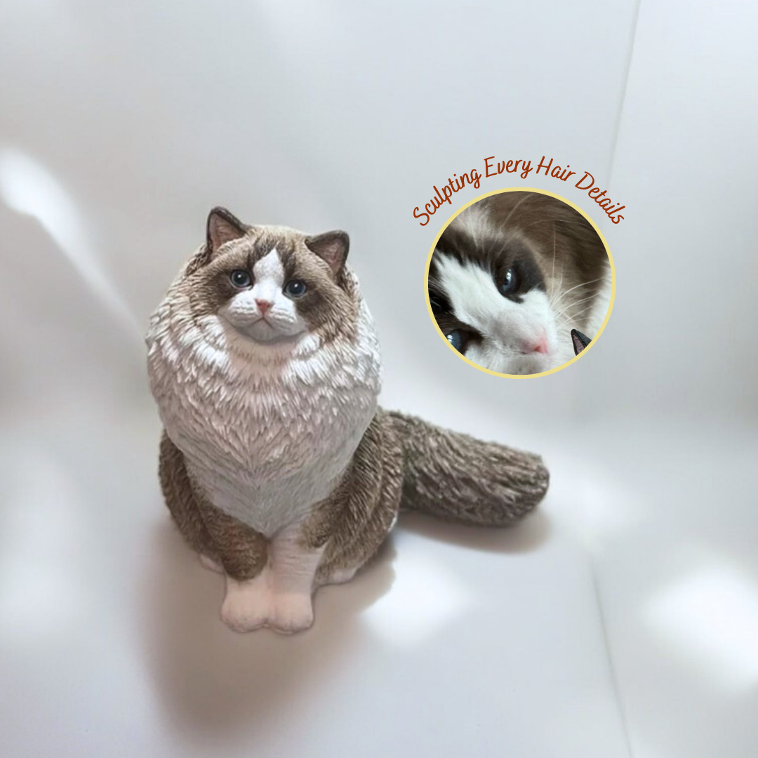 Custom Cat Figurine | Customize A Memorial Pet Gift – Peforever