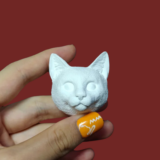 DIY Plaster Cat Figurine