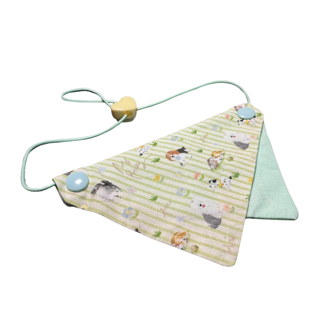 cat bandana Green Summer Holiday Pet Bandana