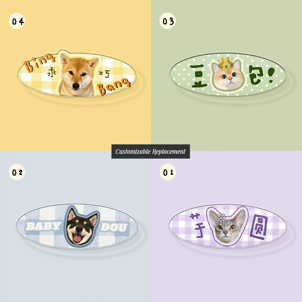 Custom Resin Acrylic Pet Hair Clip