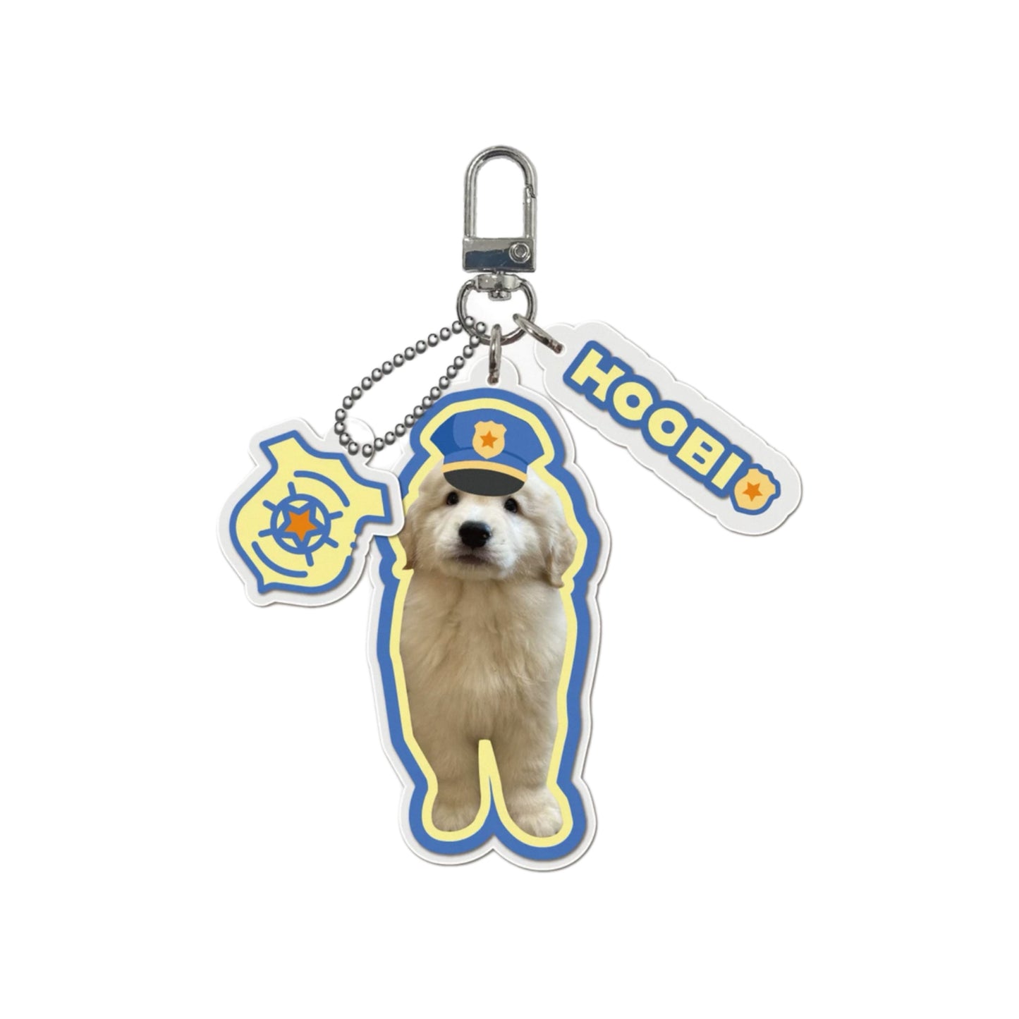 Custom Designed Acrylic Pet Keychain
