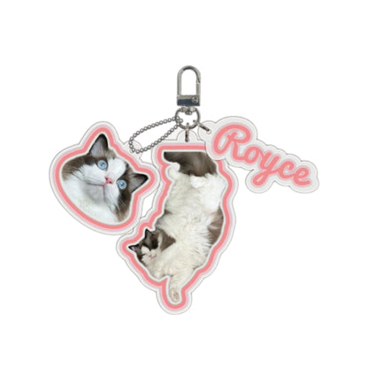 Custom Designed Acrylic Pet Keychain