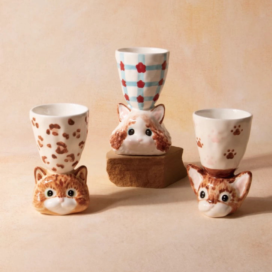 Custom Handcrafted Unique Ceramic Cat Mug