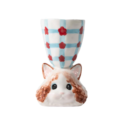 Custom Handcrafted Unique Ceramic Cat Mug