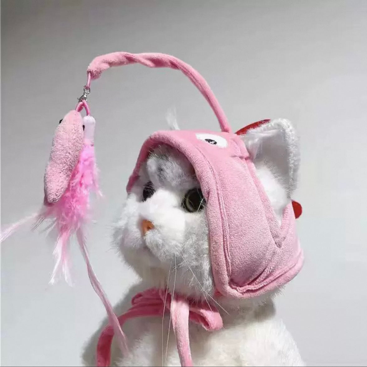 Interactive flying bird cat hat 
cat collection of toys
Novelty cat bird toy hat