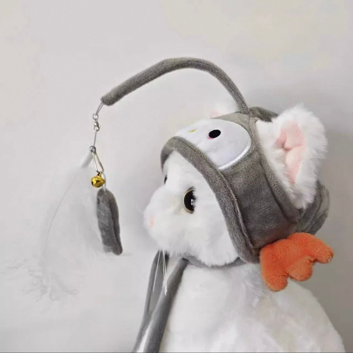 Interactive flying bird cat hat 
cat collection of toys
Novelty cat bird toy hat
