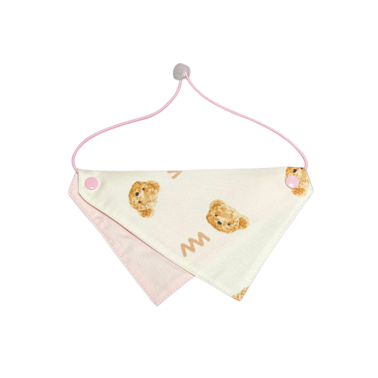 Pink Bear Pet Bandana
Pink Bear cat Bandana
Pink Bear dot Bandana
pink handmade bandana