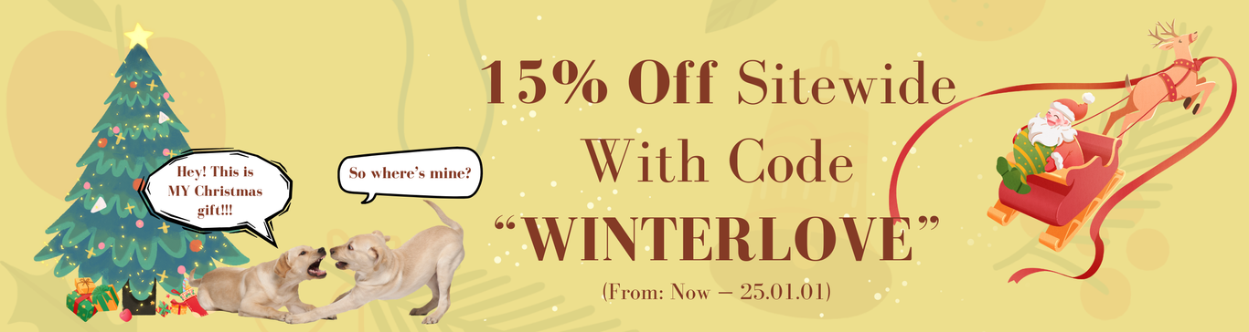 15% off sitewide with code "winterlove"